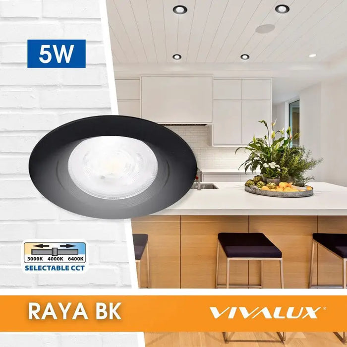 LED MOON FOR BUILT-IN 5W 3000K-6400K 350LM IP20 VIVALUX RAYA - Луни<<<Вътрешно