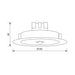 LED MOON FOR BUILT-IN WITH SENSOR 11W 4000K 1200LM VIVALUX DION - Луни<<<Вътрешно