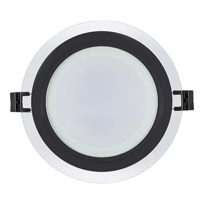 LED PANEL 12W 4200K IP44 BLACK GLASS ULTRALUX - Led панели<<<Вътрешно осветление<<<Осветление<<<Praktiker&&&Led