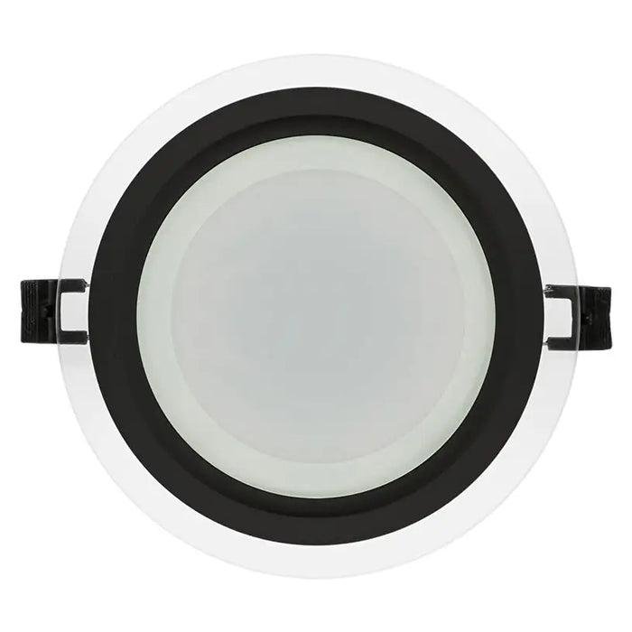 LED PANEL 18W 4200K IP44 BLACK GLASS ULTRALUX - Led панели<<<Вътрешно осветление<<<Осветление<<<Praktiker&&&Led