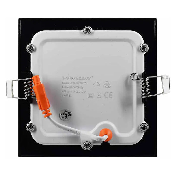 LED PANEL 6W 4000K 400LM BLACK VIVALUX GRID - Led панели<<<Вътрешно осветление<<<Осветление<<<Praktiker&&&Led