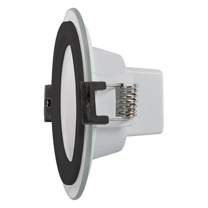 LED PANEL 6W 4200K IP44 BLACK GLASS ULTRALUX - Led панели<<<Вътрешно осветление<<<Осветление<<<Praktiker&&&Led
