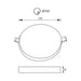 LED PANEL CIRCLE 24W F170 4000K 2400LM VIVALUX RONDO - Led панели<<<Вътрешно осветление<<<Осветление<<<Praktiker&&&Led