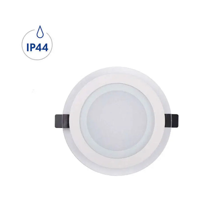 LED PANEL GLASS 6W 4200K IP4 MOISTURE PROOF ULTRALUX - Led панели<<<Вътрешно осветление<<<Мебели и интериор<<<Praktiker