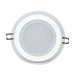LED PANEL ROUND GLASS 12W SMD 6400K Ф160MM HOROZ CLARA - Led панели<<<Вътрешно