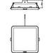 LED PANEL SQUARE 16.5W 1700LM 4000K 16.5X3.5CM PHILIPS - Led панели<<<Вътрешно