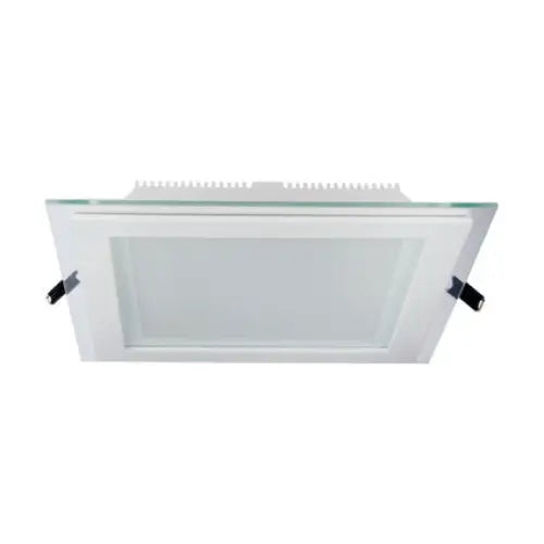 LED PANEL SQUARE GLASS 12W SMD 4000K 12.5 CM VITO LENA - Led панели<<<Вътрешно осветление<<<Мебели и