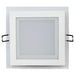 LED PANEL SQUARE GLASS 12W SMD 6400K 160X160MM HOROZ MARIA - Led панели<<<Вътрешно