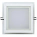 LED PANEL SQUARE GLASS 15W SMD 6400K 198X198MM HOROZ MARIA - Led панели<<<Вътрешно