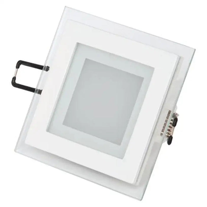 LED PANEL SQUARE GLASS 6W SMD 4200K 96X96MM HOROZ MARIA - Led панели<<<Вътрешно