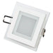 LED PANEL SQUARE GLASS 6W SMD 4200K 96X96MM HOROZ MARIA - Led панели<<<Вътрешно