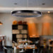 LED PENDANT 19W 4000K 40CM CRYSTAL BLACK V-TAC - Пендели<<<Вътрешно