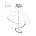 LED PENDANT 3 RINGS 56W 3000-4000-6000K WHITE VITO - Пендели<<<Вътрешно