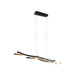 LED PENDANT 35W 2300-3000-4000K 4300LM BLACK TRIO BLAZE - Пендели<<<Вътрешно