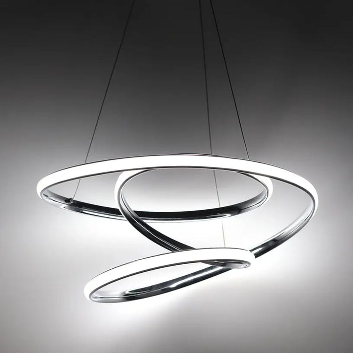 LED PENDANT 36W 2950LM 4000K CHROME BELIGHT - Пендели<<<Вътрешно