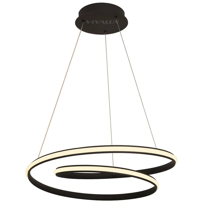 LED PENDANT 43W 3000-6500K 2158LM BLACK VIVALUX FEEL - Пендели<<<Вътрешно