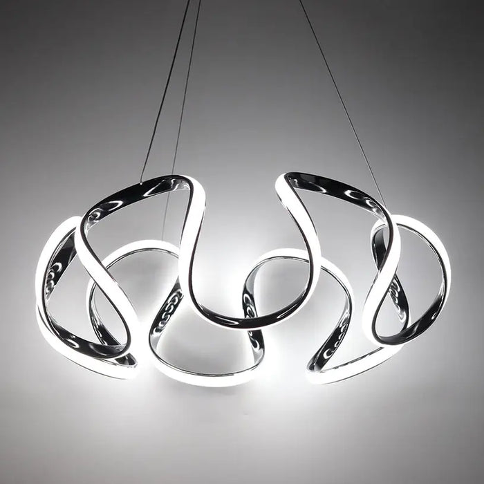 LED PENDANT 53W 4550LM 4000K CHROME BELIGHT - Пендели<<<Вътрешно