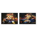LED Picture Home ESPRIT Black Modern 93 X 3 X 63 CM (2 Units) - Декорация и Осветление<<<Дом Градина<<<BigBuy&&&Картини