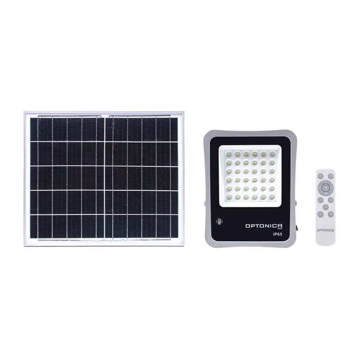 LED SOLAR FLOODLIGHT 15W 1200LM 6000K IP65 OPTONICA - Соларни прожектори<<<Външно осветление<<<Осветление<<<Praktiker