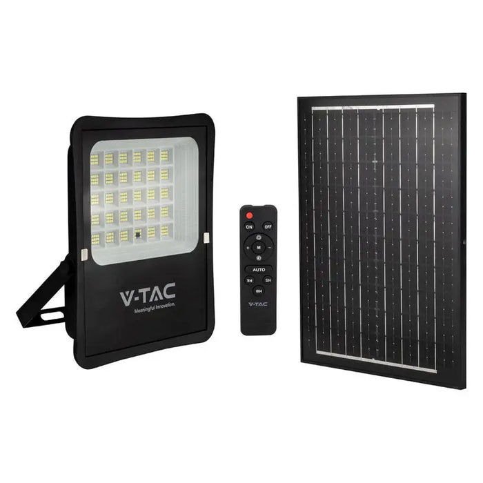 LED SOLAR FLOODLIGHT 20W 4000K 2400LM V-TAC - Соларни прожектори<<<Външно осветление<<<Осветление<<<Praktiker