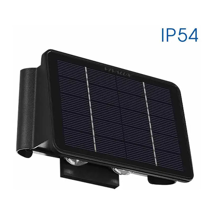 LED SOLAR WALL 10W 4000K IP54 VIVALUX DOMINO - Соларни лампи<<<Външно осветление<<<Осветление<<<Praktiker&&&Соларни