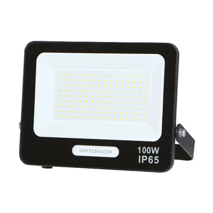 LED SPOTLIGHT 100W 4000K IP65 BLACK WITH CABLE 15CM OPTONICA - Прожектори<<<Външно осветление<<<Осветление<<<Praktiker