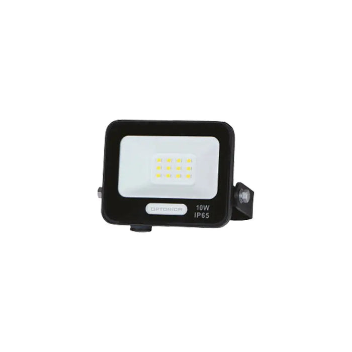 LED SPOTLIGHT 10W 6000K IP65 BLACK WITH CABLE 15CM OPTONICA - Прожектори<<<Външно осветление<<<Осветление<<<Praktiker