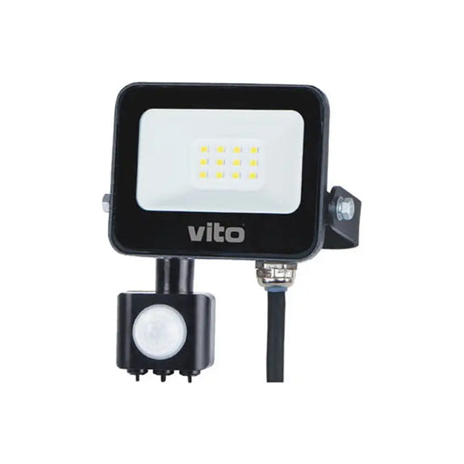 LED SPOTLIGHT 10W 6000K IP65 WITH SENSOR VITO SAVA - Прожектори<<<Външно осветление<<<Осветление<<<Praktiker