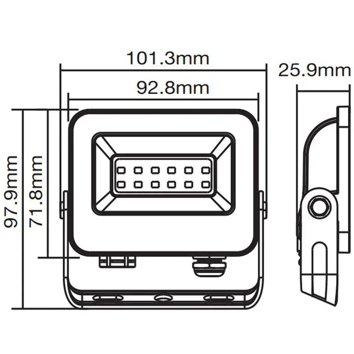 LED SPOTLIGHT 10W GREEN IP65 VITO SAVA - Прожектори<<<Външно осветление<<<Осветление<<<Praktiker