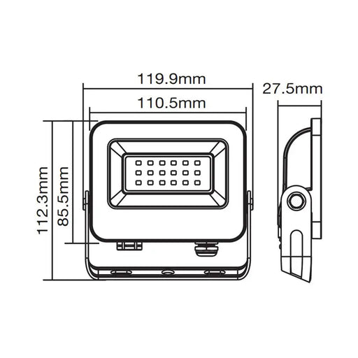 LED SPOTLIGHT 20W 4000K IP65 VITO SAVA - Прожектори<<<Външно осветление<<<Осветление<<<Praktiker