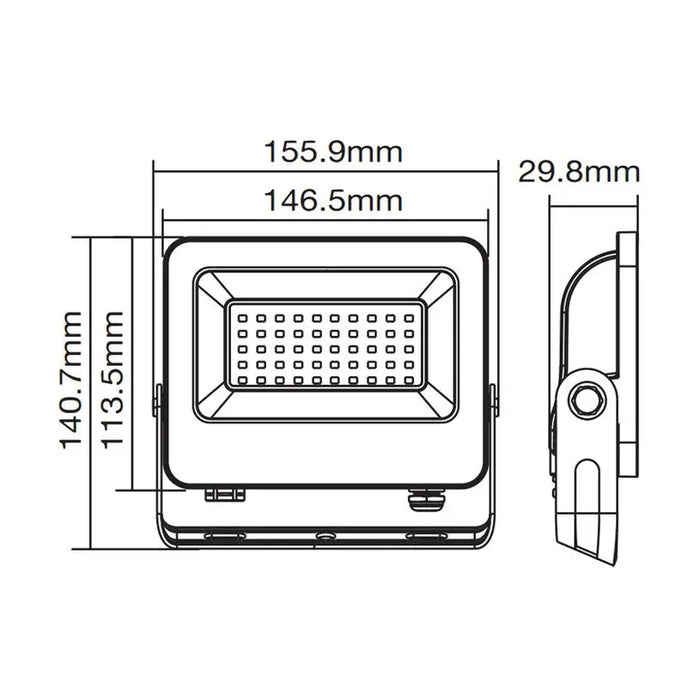 LED SPOTLIGHT 30W 4000K IP65 VITO SAVA - Прожектори<<<Външно осветление<<<Осветление<<<Praktiker