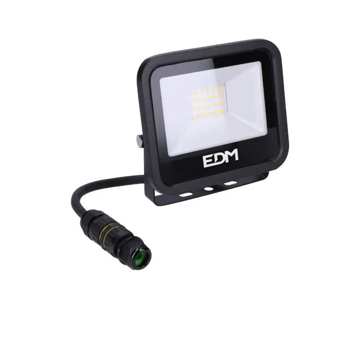 LED spotlight EDM 70401 Black Series Black F 20 W 12,4 x 10,6 x 2,8 cm (6400 K) - Декорация и Осветление<<<Дом