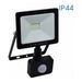 LED SPOTLIGHT WITH SENSOR 10W 6400K 800LM IP44 VIVALUX NYX - Прожектори<<<Външно осветление<<<Осветление<<<Praktiker