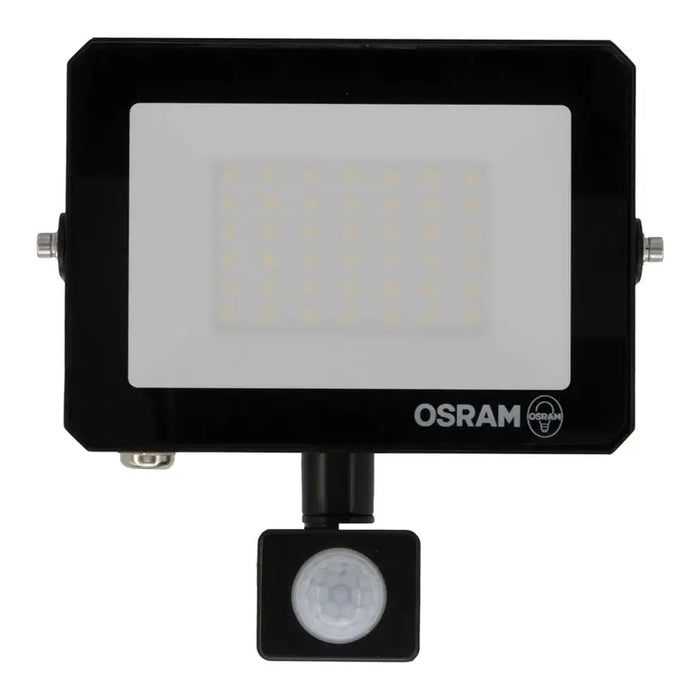 LED SPOTLIGHT WITH SENSOR 30W 2700LM 6500K IP65 BLACK OSRAM FL LUX - Прожектори<<<Външно