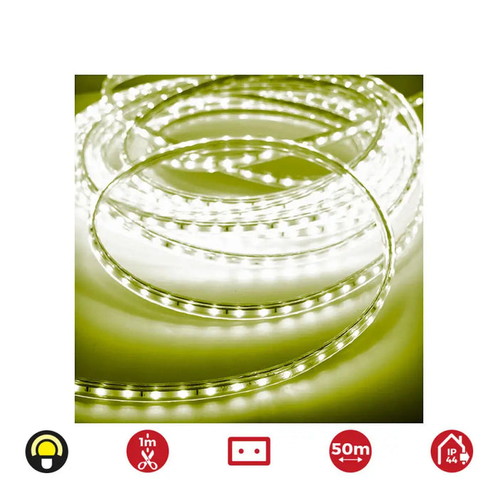 LED strips EDM 72705 Yellow 4,2 W x 1 m 50 m 350 lm - Декорация и Осветление<<<Дом Градина<<<BigBuy&&&LED
