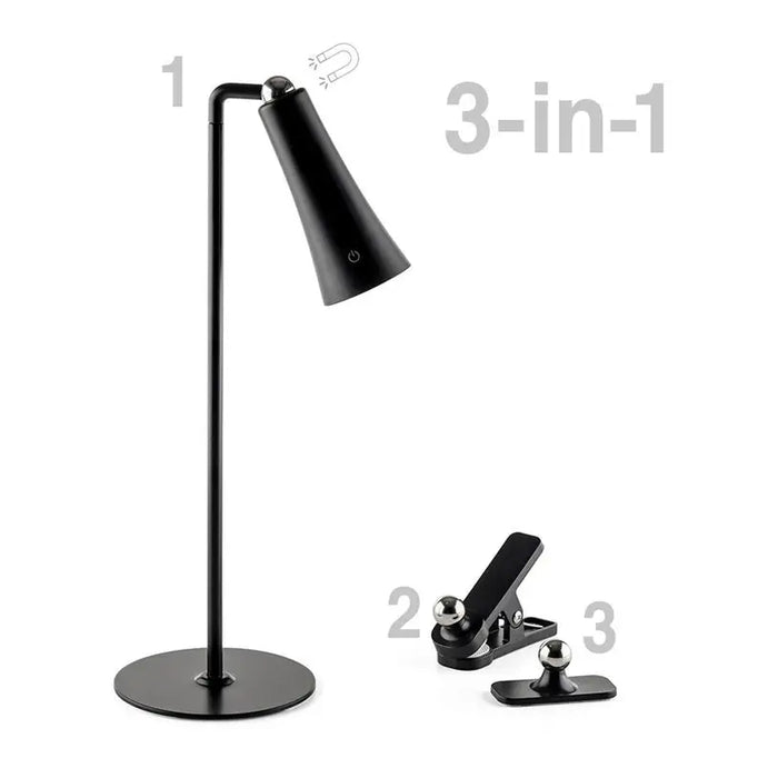 LED TABLE LAMP 3W 4000K MAGNETIC BLACK OMNIA FLEXY - Настолни лампи<<<Вътрешно осветление<<<Мебели и