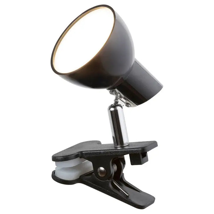 LED TABLE LAMP WITH CLIP 5W 360LM 3K BLACK RABALUX NOAH - Настолни лампи<<<Вътрешно осветление<<<Мебели и