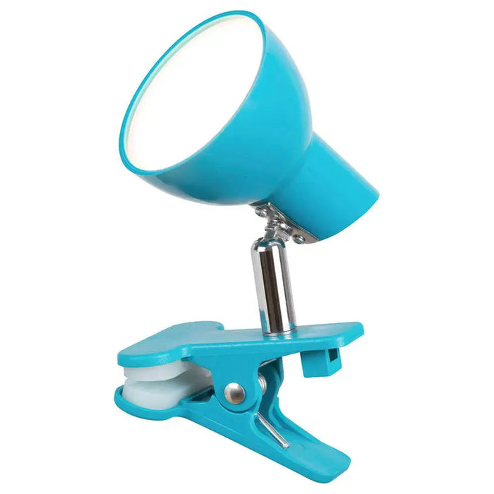 LED TABLE LAMP WITH CLIP 5W 360LM 3K BLUE RABALUX NOAH - Настолни лампи<<<Вътрешно осветление<<<Мебели и