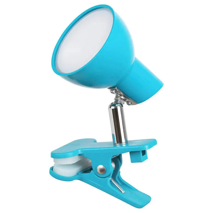 LED TABLE LAMP WITH CLIP 5W 360LM 3K BLUE RABALUX NOAH - Настолни лампи<<<Вътрешно осветление<<<Мебели и