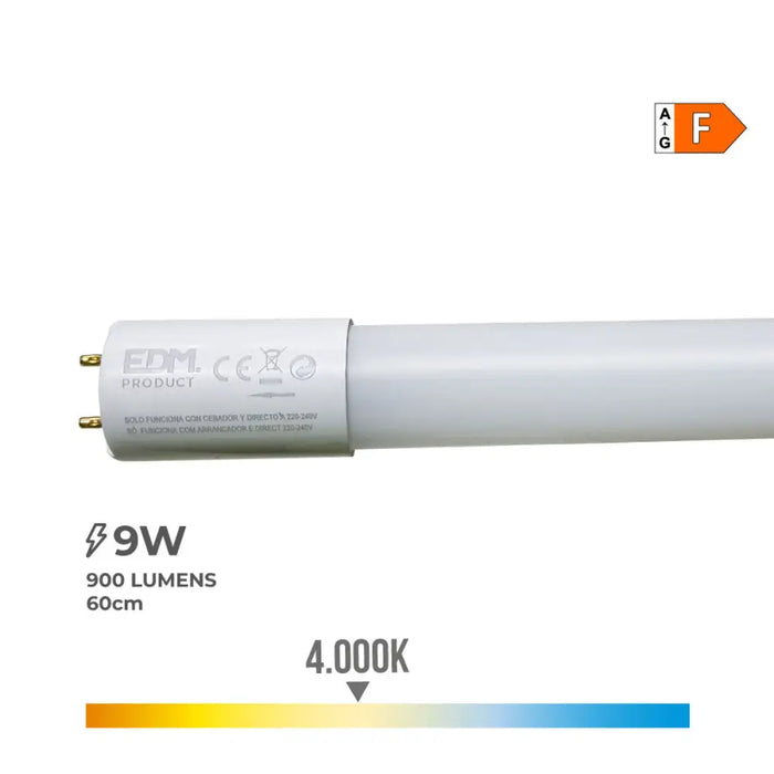 LED Tube EDM 31197 F 18 W 9 W G13 T8 900 Lm Ø 2,6 x 60 cm (4000 K) - Декорация и Осветление<<<Дом