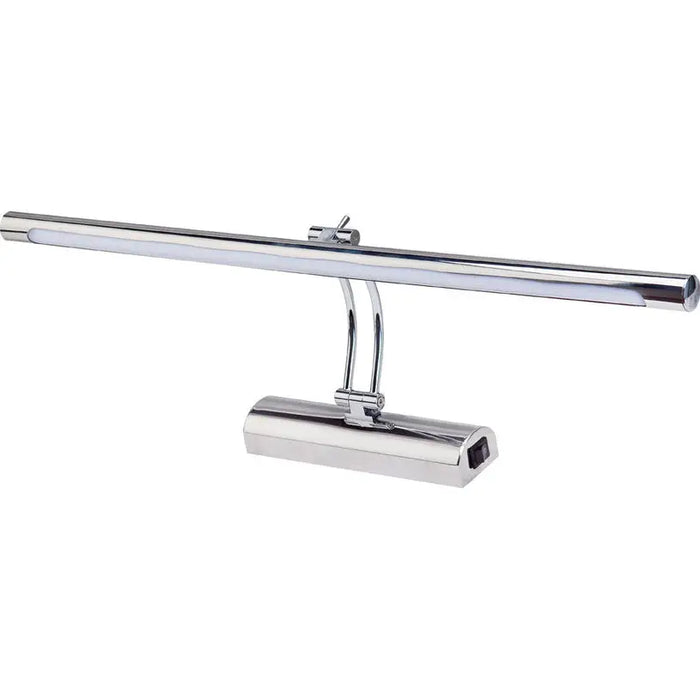 LED WALL LAMP 12W 4200K IP45 CHROME HOROZ ANKA-12 - Аплици<<<Вътрешно осветление<<<Мебели и