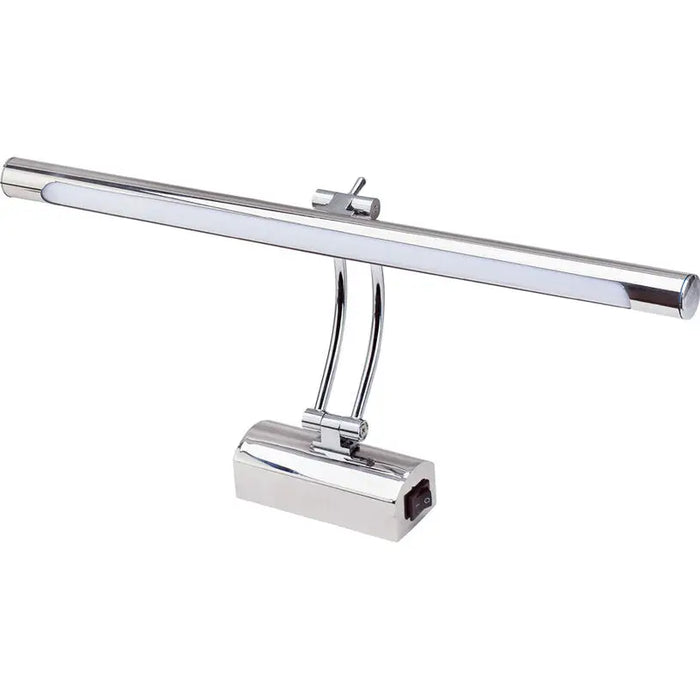 LED WALL LAMP 8W 4200K IP45 CHROME HOROZ ANKA-8 - Аплици<<<Вътрешно осветление<<<Мебели и