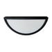 LED WALL LIGHT 18W BLACK WITH KEY D-IL HALF CIRCLE - Влагозащитени осветителни тела<<<Външно