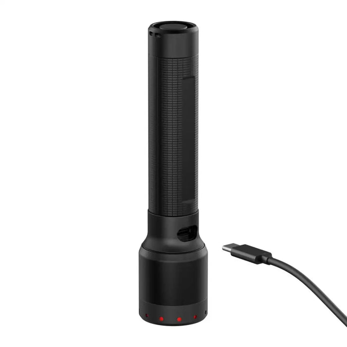 Ledlenser P6R Black Hand flashlight LED - FlashlightsOSW-LAT<<<LightingOSW<<<ActionPL