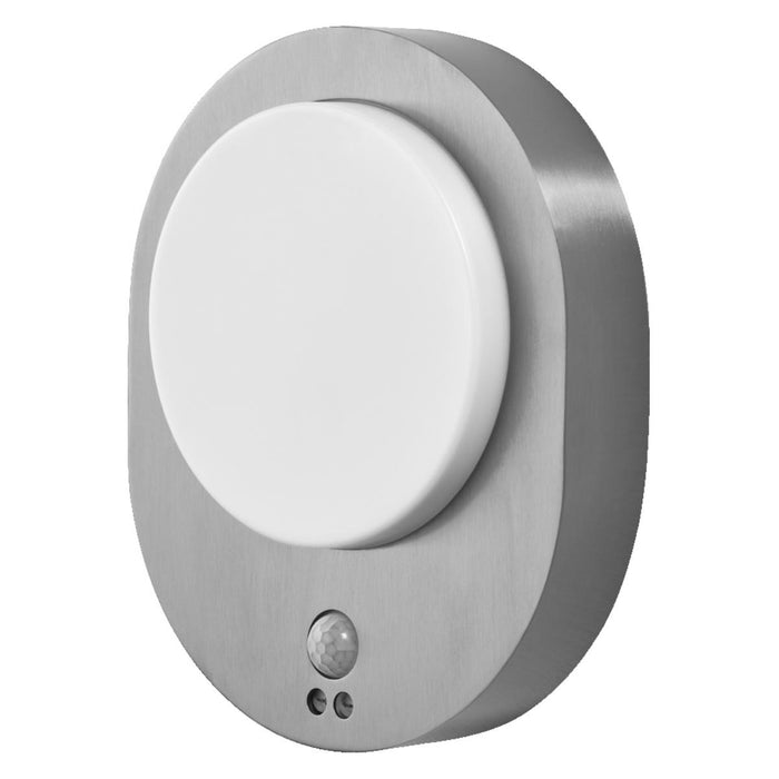 LED OUTDOOR WALL LAMP DISC SENS SENSOR 8W