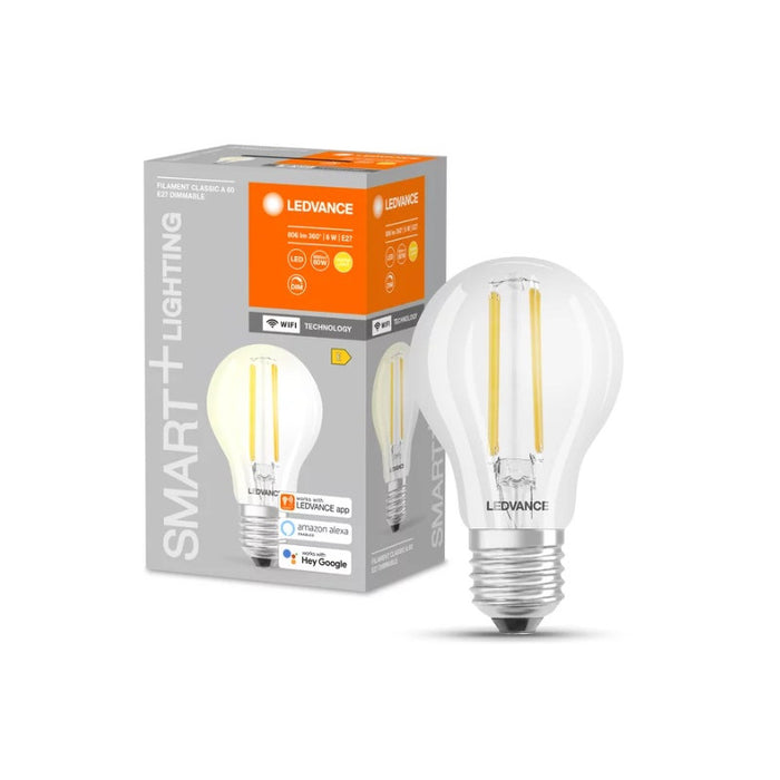 SMART WIFI LAMP CLA60 DIM FIL CL 6W/827 220V E27 LEDVANCE
