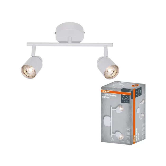 LED LIGHTING FIXTURE SPOT PRIMAL WHITE 2XGU10 LEDVANCE - WHITE