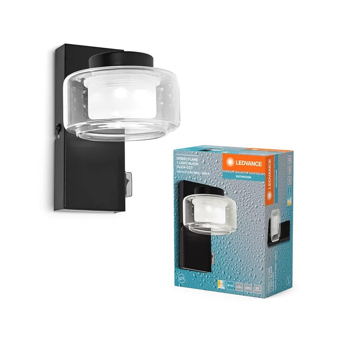 LED LAMP ORBIS FLAME 5.5W CLICK CCT IP44 BLACK LEDVANCE