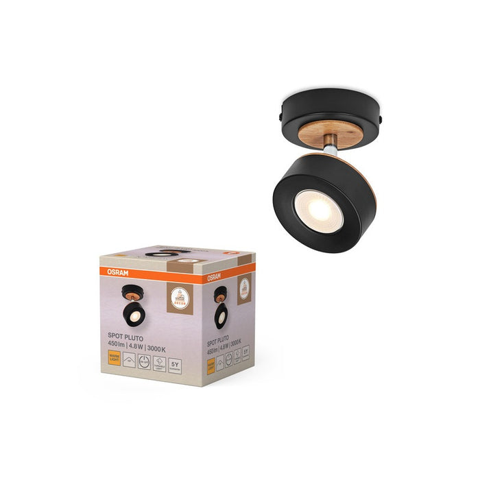 LED LAMP DECOR SPOT PLUTO BLACK 1 SPOT LEDVANCE