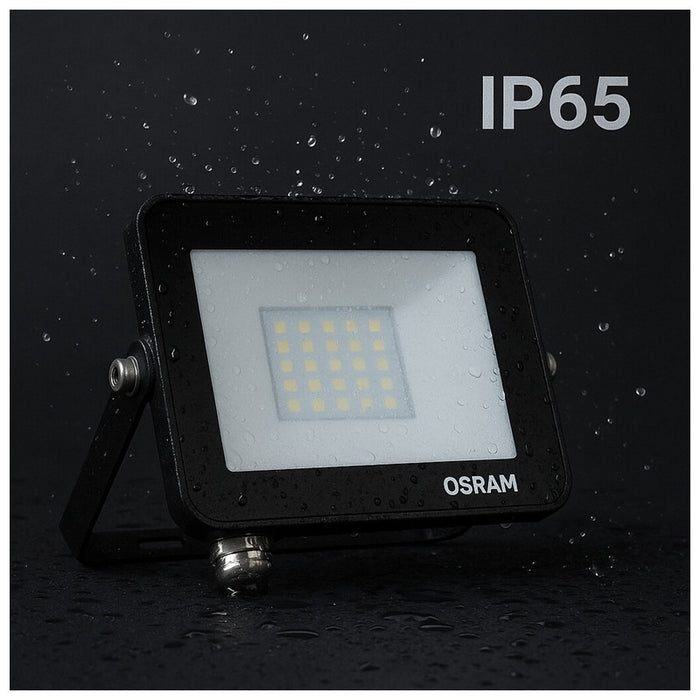LED FLOODLIGHT LUX 30W 865 BLACK LEDVANCE